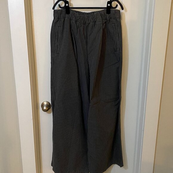 NWT Aerie Stripe Dress Trouser - Large Short - Picture 3 of 6